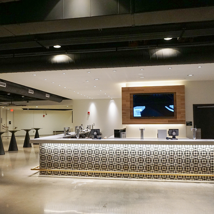 AT&T Center — updated Club Level seating and lounge